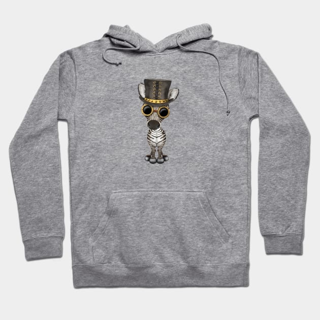 Steampunk Baby Zebra Hoodie by jeffbartels